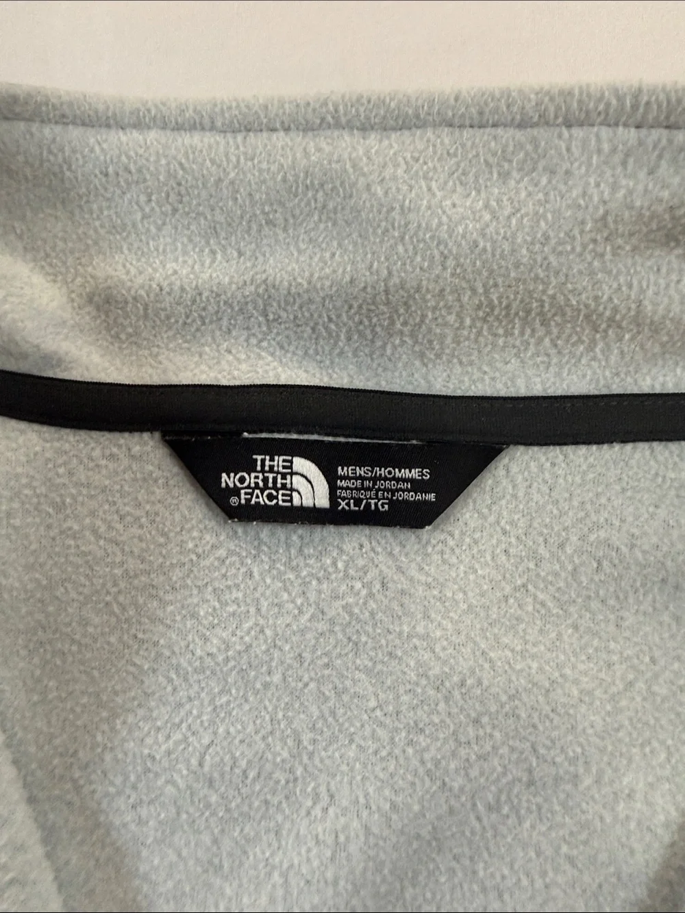 The North Face Men’s Black & Light Gray Hybrid Fleece Jacket Size XL